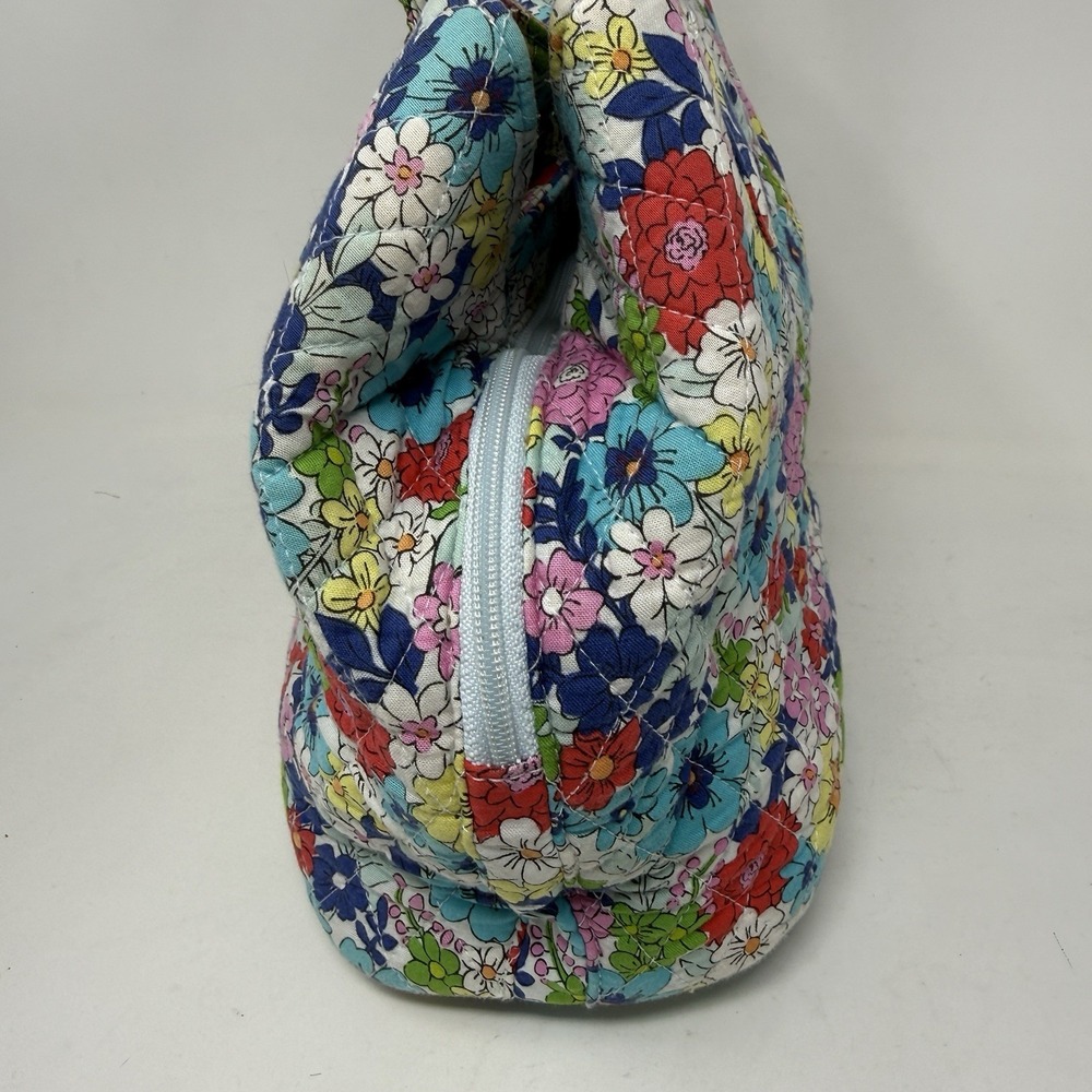 Vera Bradley Shoulder Bag Triple Compartment Far Out Floral Quilted Purse Boho - Picture 5 of 14